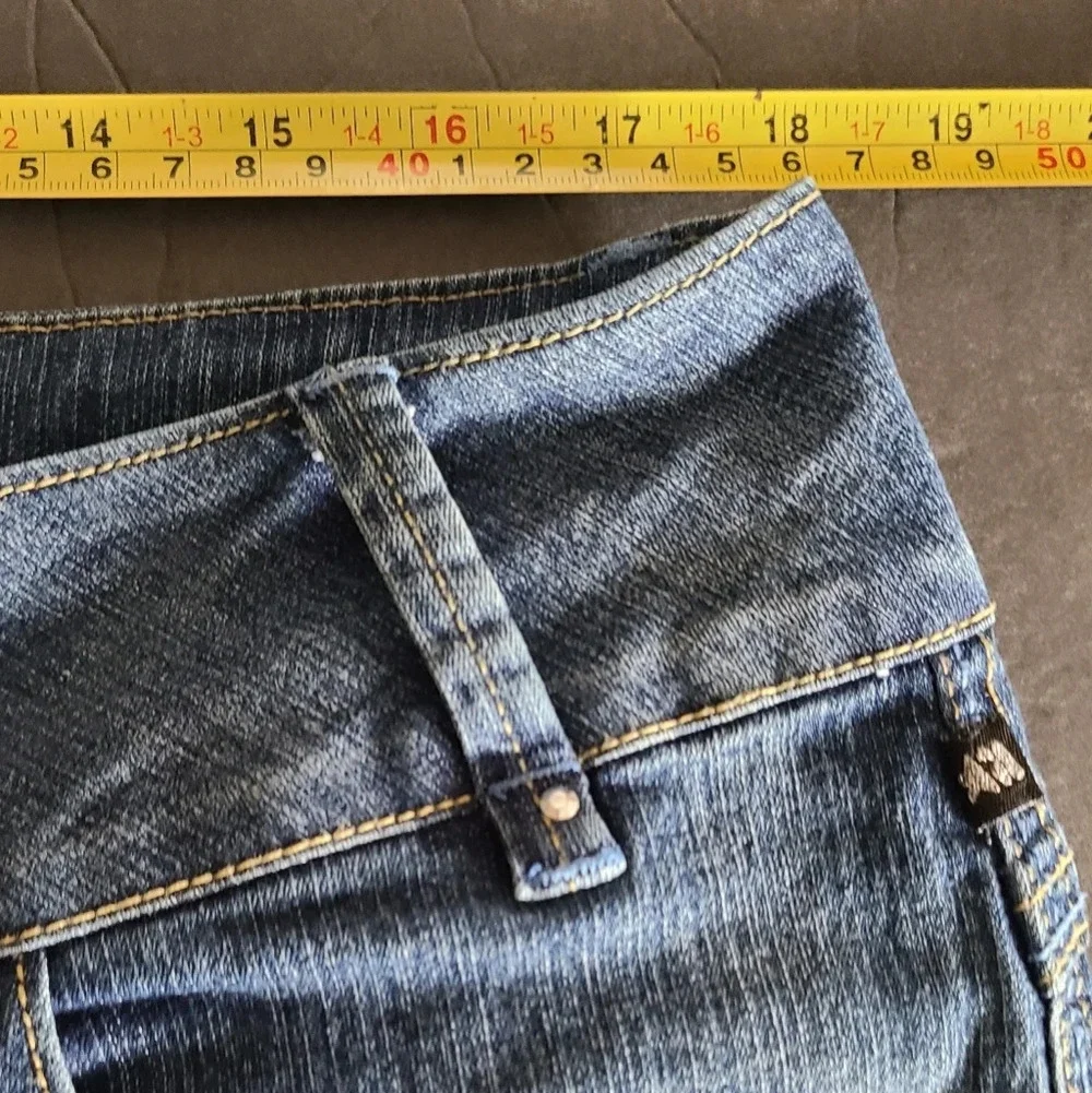 Vintage Mecca Femme  jeans womens sz.14 W embellished pockets (N1)